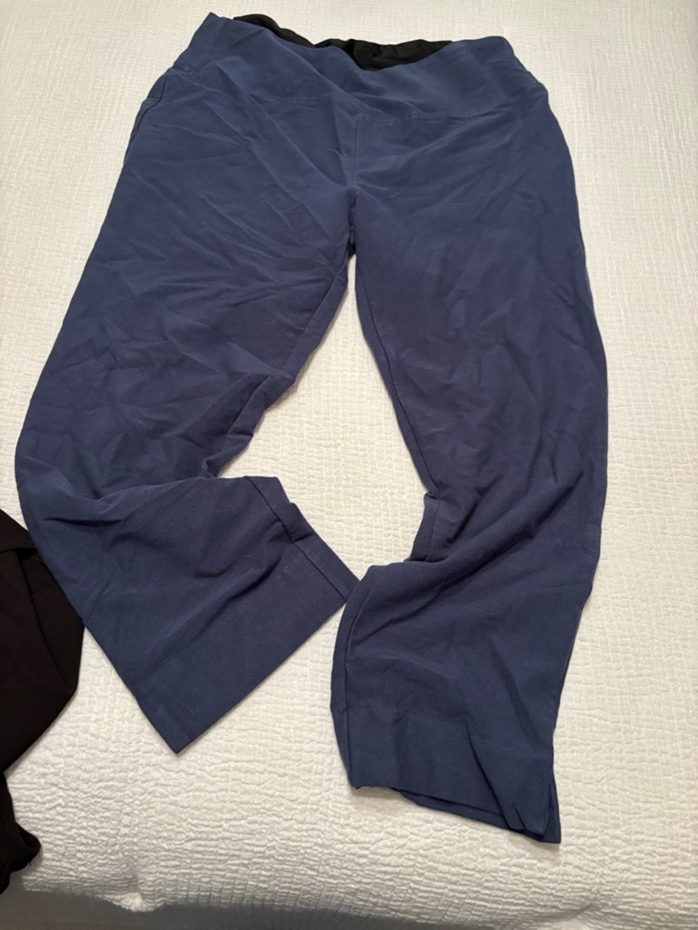 Navy Blue Stretch Dress Pants